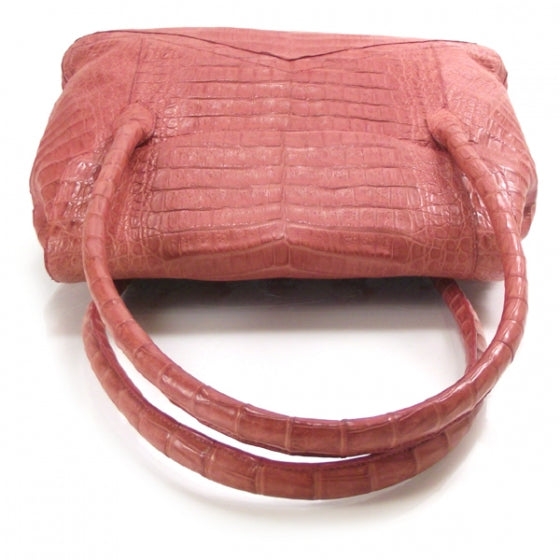 Nancy Gonzalez Crocodile Tote Red 5 of 10