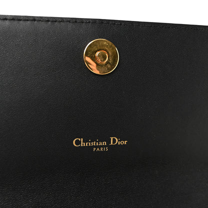 Christian Dior Supple Calfskin Caro Pouch with Chain Black 6 of 10