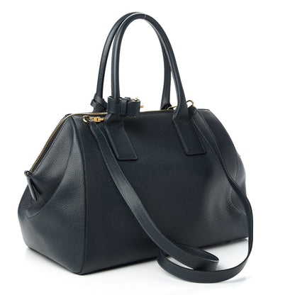 Marc Jacobs Textured Calfskin Medium Incognito Satchel Navy 3 of 11