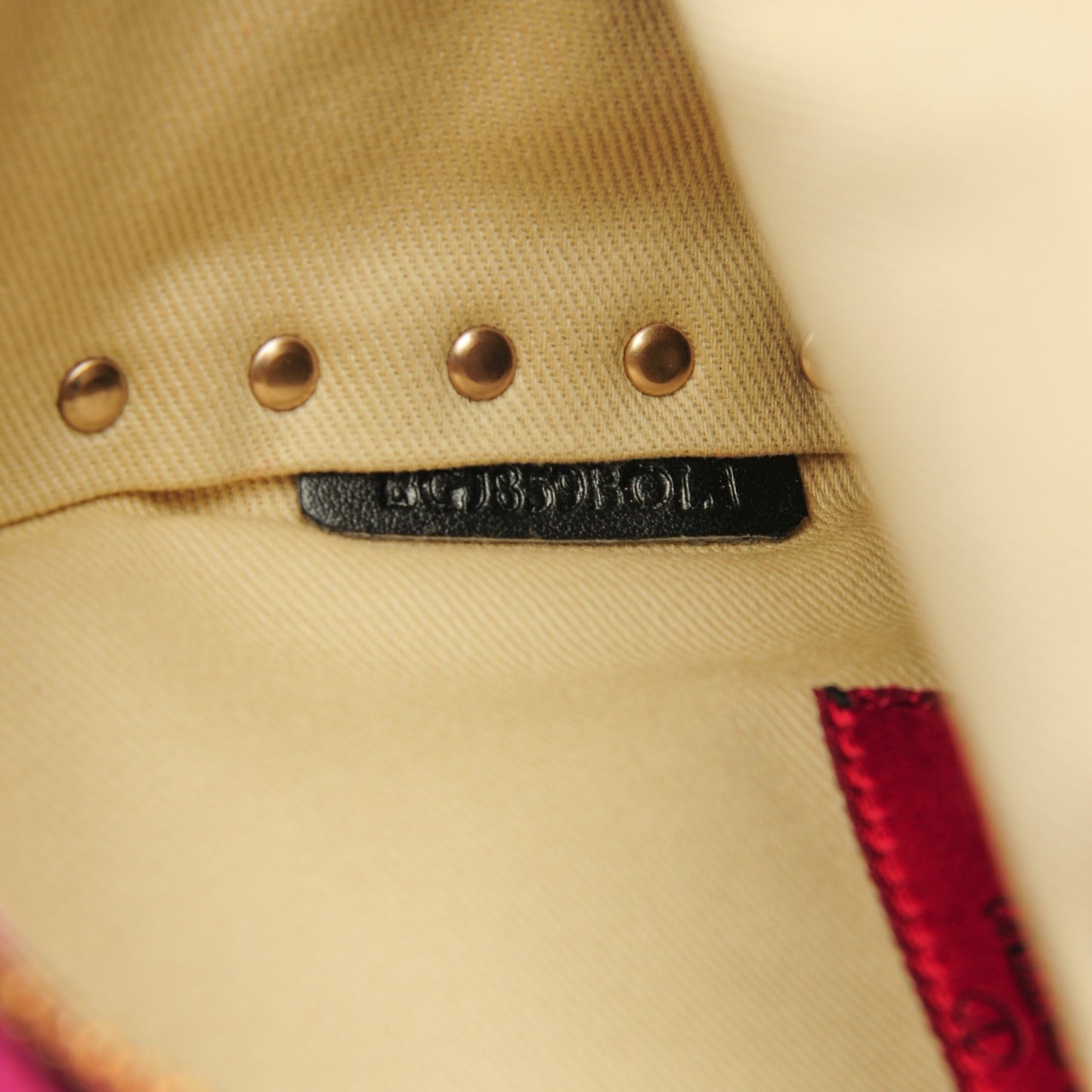 Calfskin Mini Rockstud Backpack Fuxia