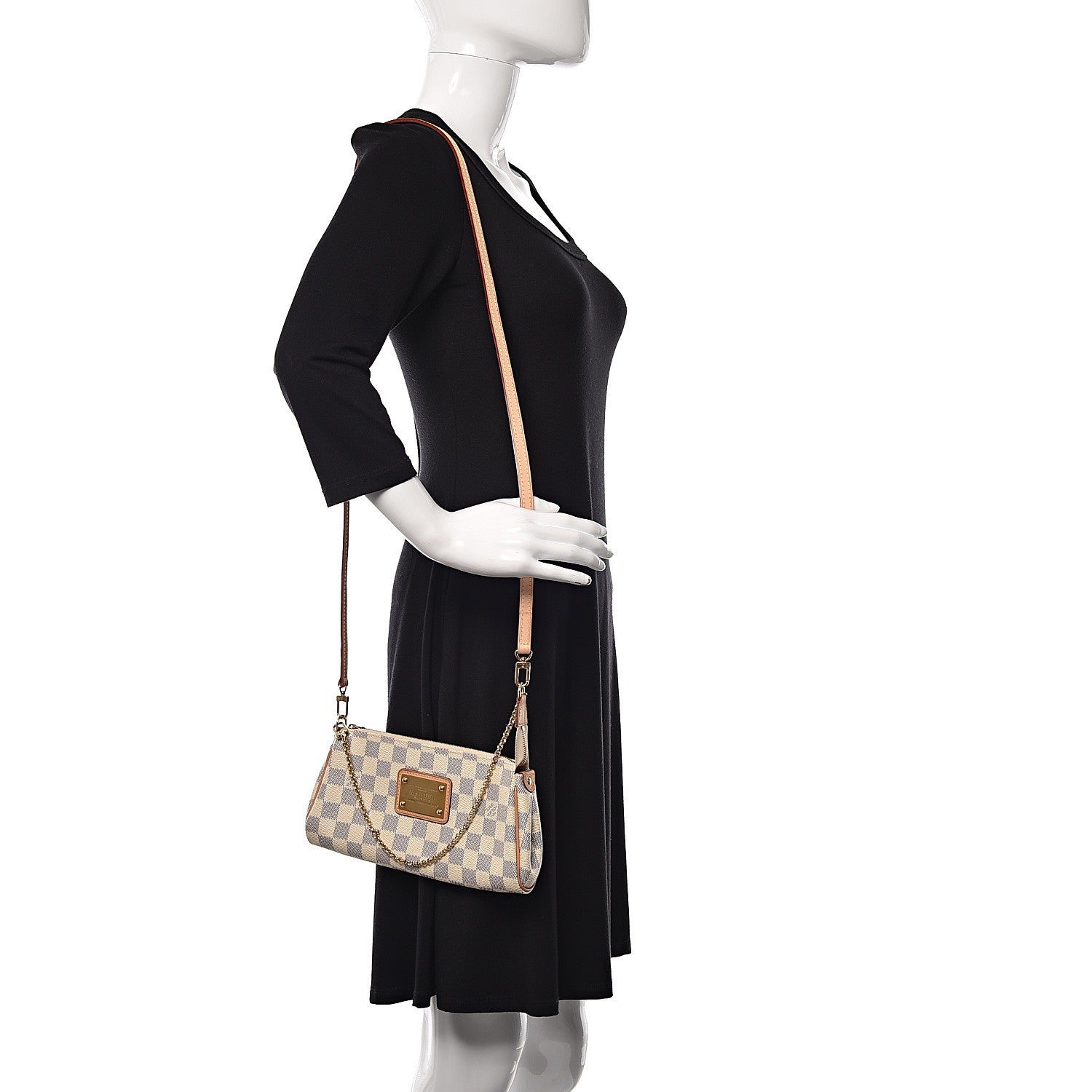 Louis Vuitton Damier Azur Eva Clutch 2 of 10