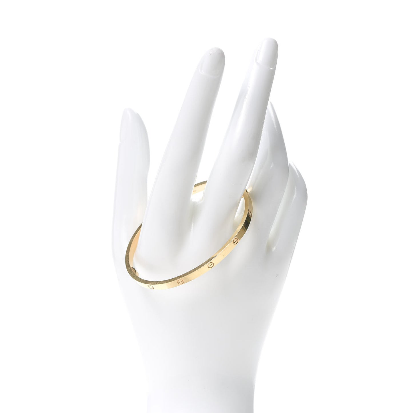 18K Yellow Gold Small LOVE Bracelet 17