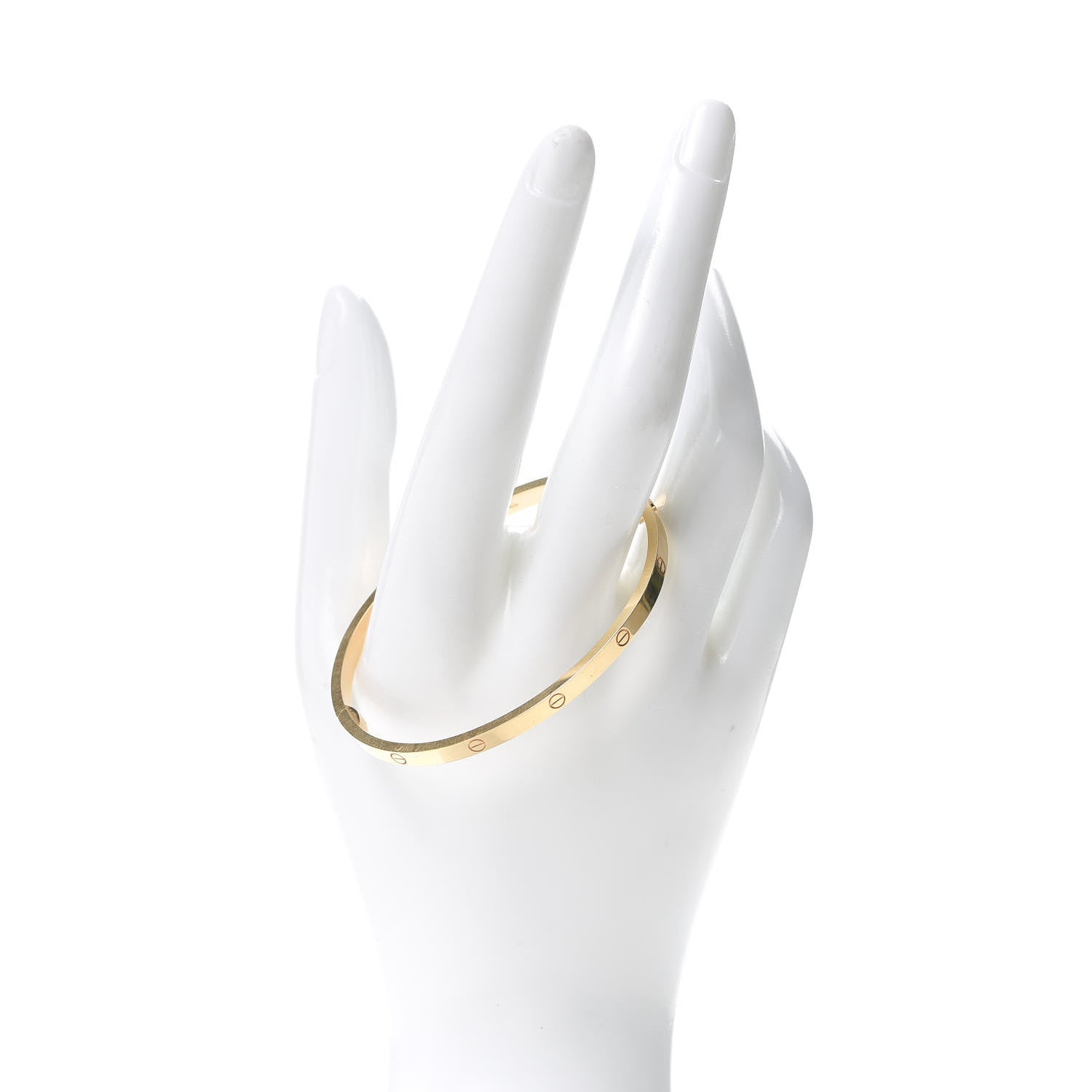 Cartier 18K Yellow Gold Small LOVE Bracelet 17 2 of 7