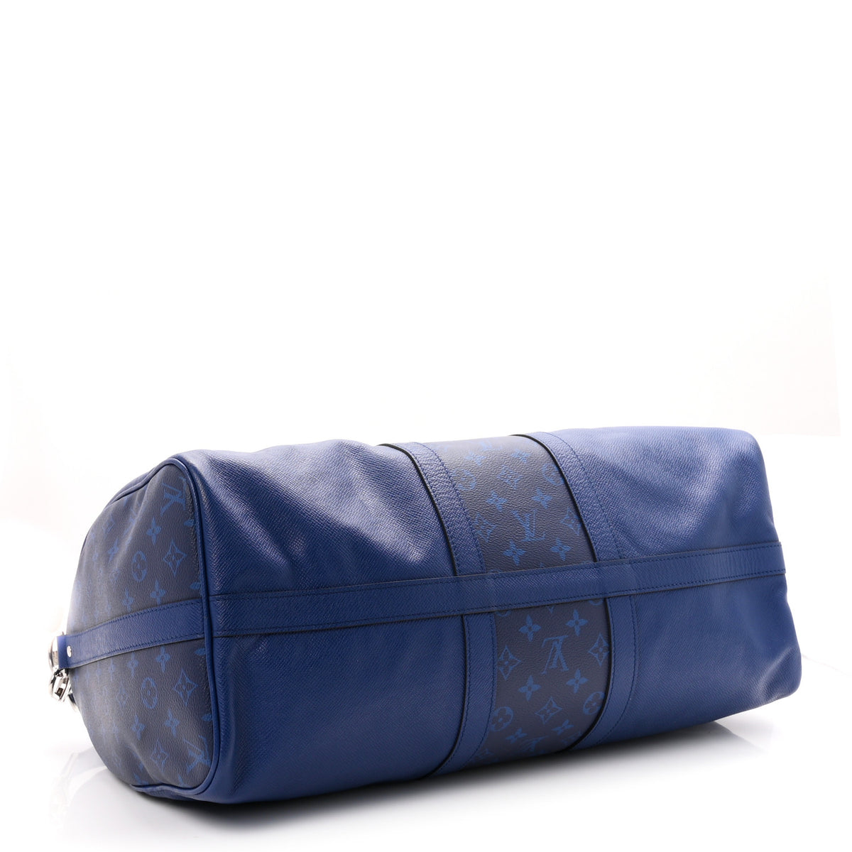 Taiga Monogram Eclipse Keepall Bandouliere 50 Pacific Blue