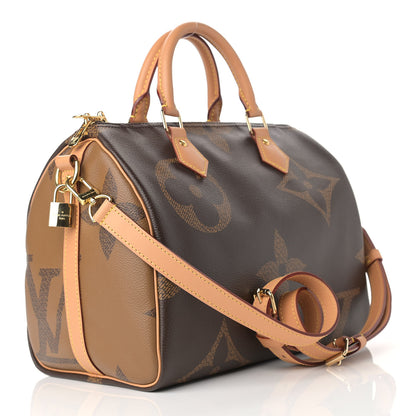 Louis Vuitton Reverse Monogram Giant Speedy Bandouliere 30 3 of 10