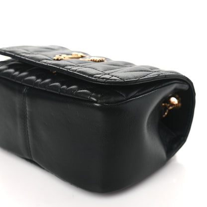 Versace Nappa Quilted Virtus Bag Black 9 of 9