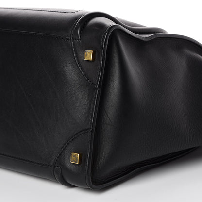 Celine Smooth Calfskin Mini Luggage Black 6 of 8