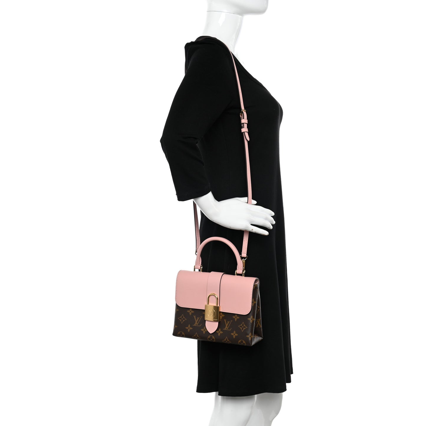 Monogram Locky BB Rose Poudre