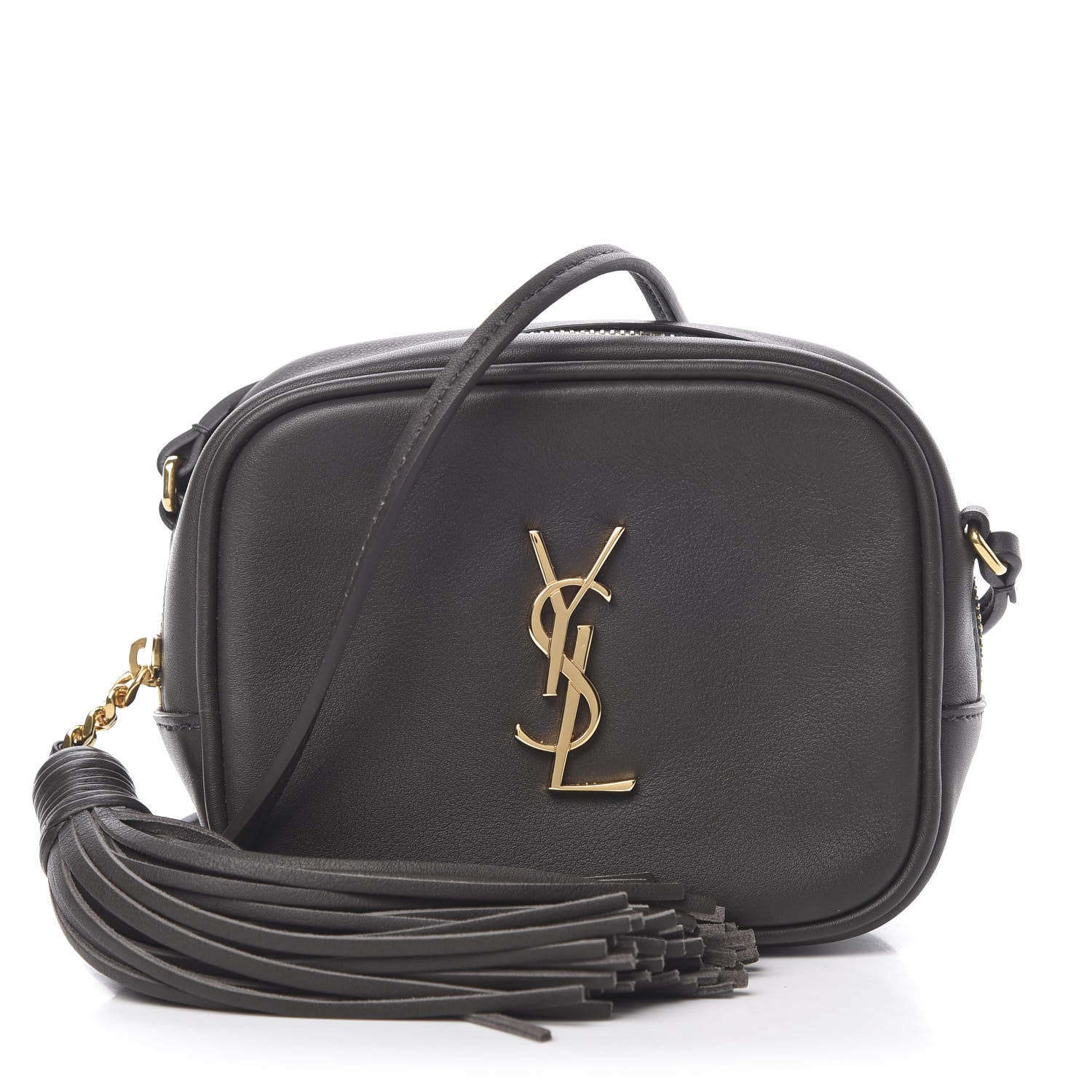 Saint Laurent Nappa Monogram Blogger Bag New Vert Fonce 1 of 11