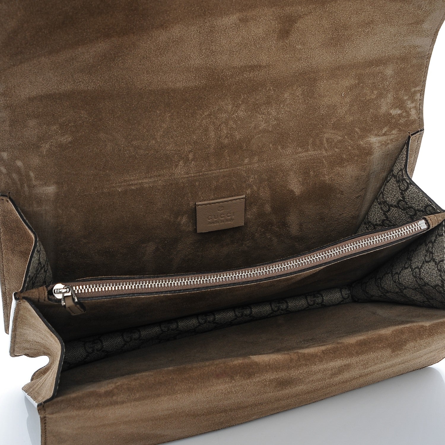 Gucci GG Supreme Monogram Embroidered Medium Dionysus Shoulder Bag Taupe 5 of 8