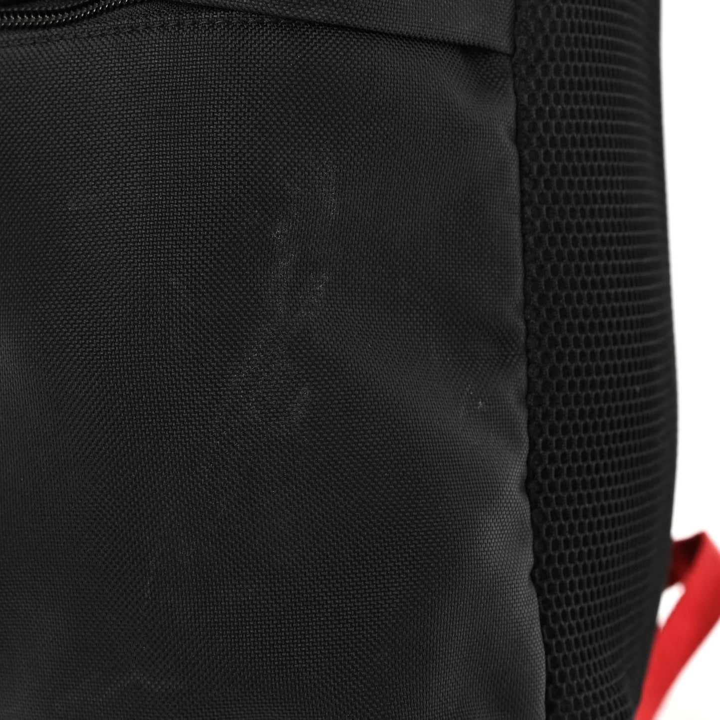 Techno Canvas Web Double Buckle Backpack Black