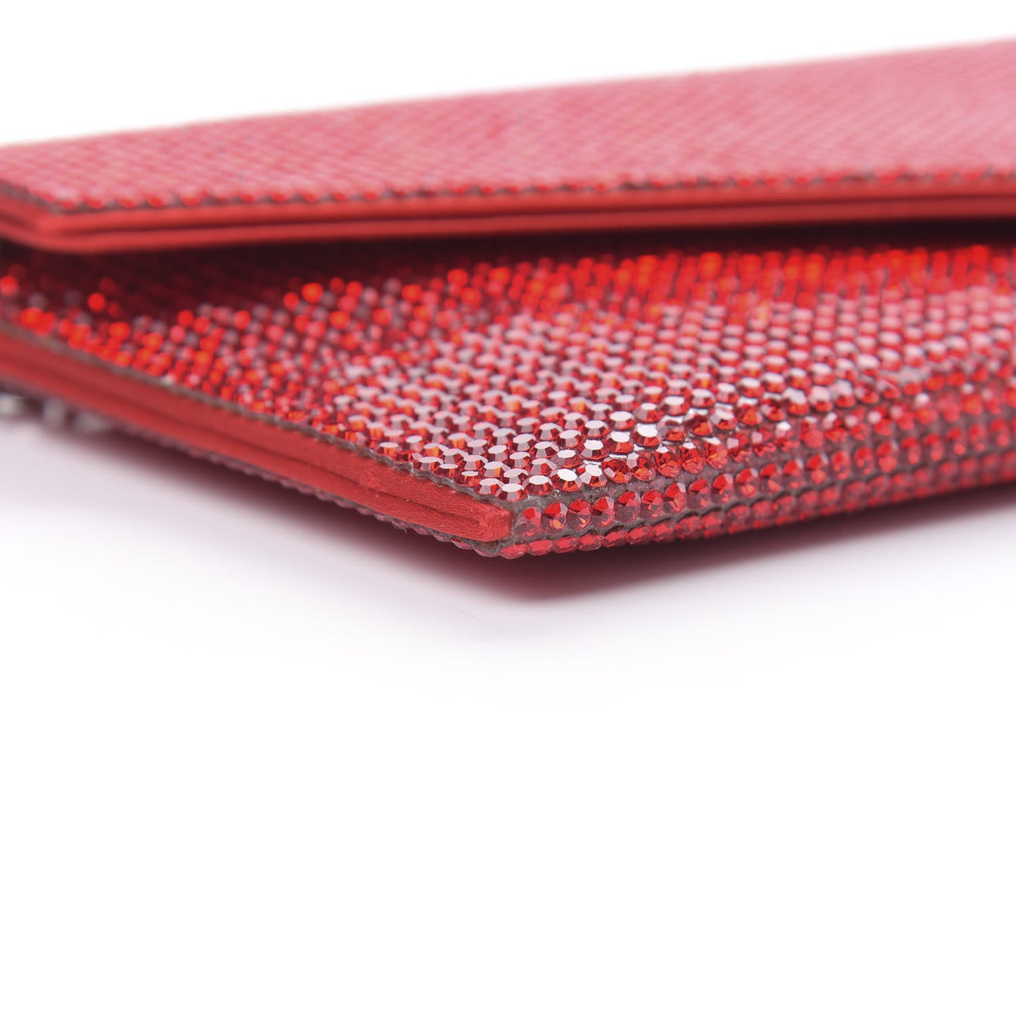 Austrian Crystal Envelope Clutch Light Siam