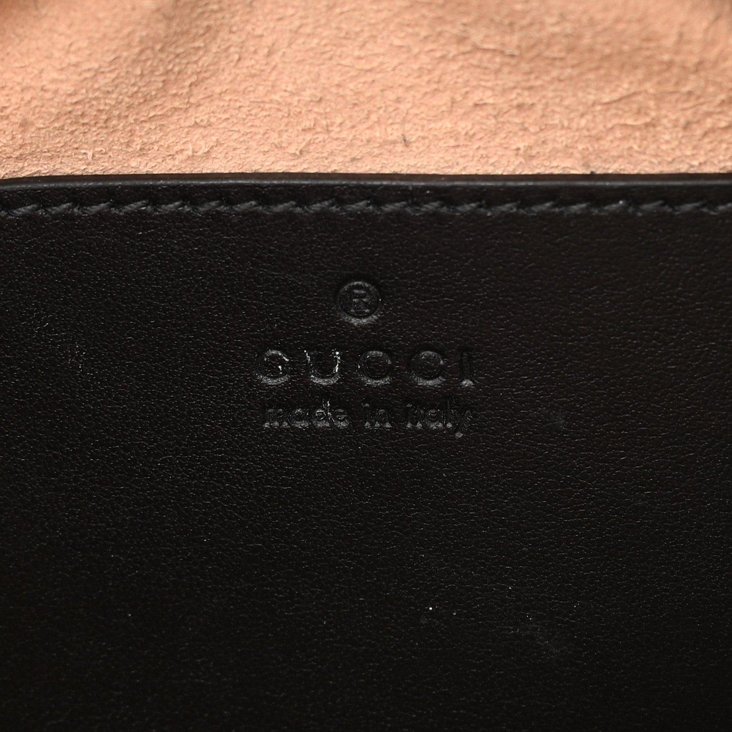 Gucci Calfskin Matelasse Small GG Marmont Chain Shoulder Bag Black 5 of 15