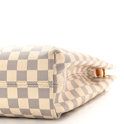 Louis Vuitton Damier Azur Graceful PM Rose Ballerine 11 of 14