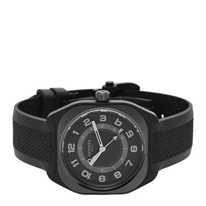 Hermes Graphene Nickel Rubber 39mm H08 Automatic Watch Noir 2 of 5