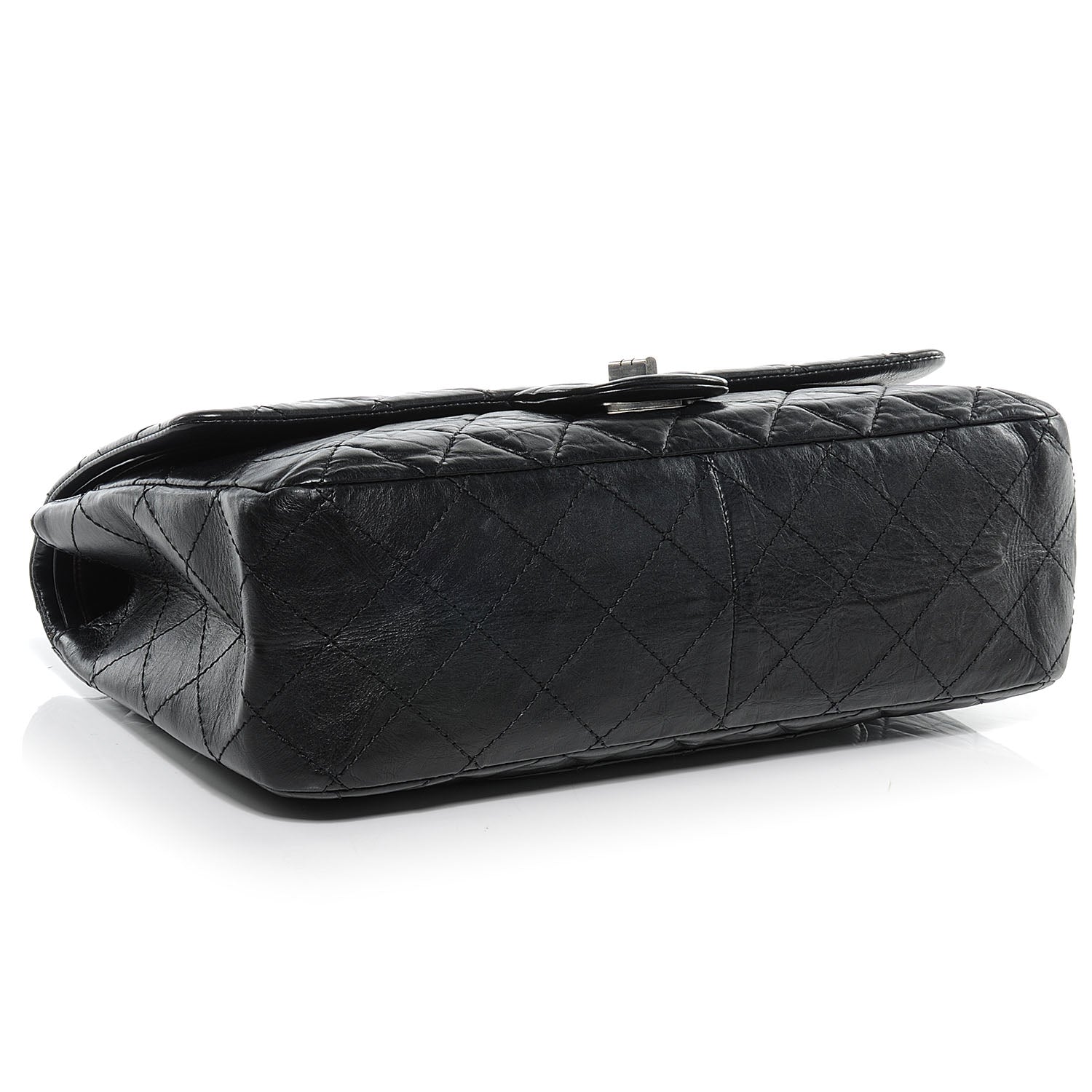 Chanel Aged Calfskin Quilted 2.55 Reissue 227 Flap Black 4 of 8