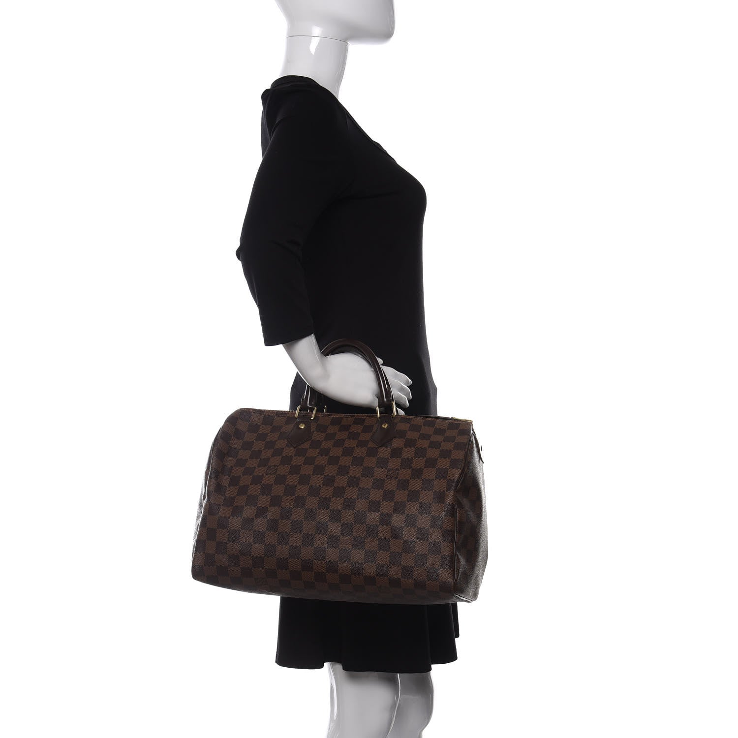 Louis Vuitton Damier Ebene Speedy 35 2 of 11