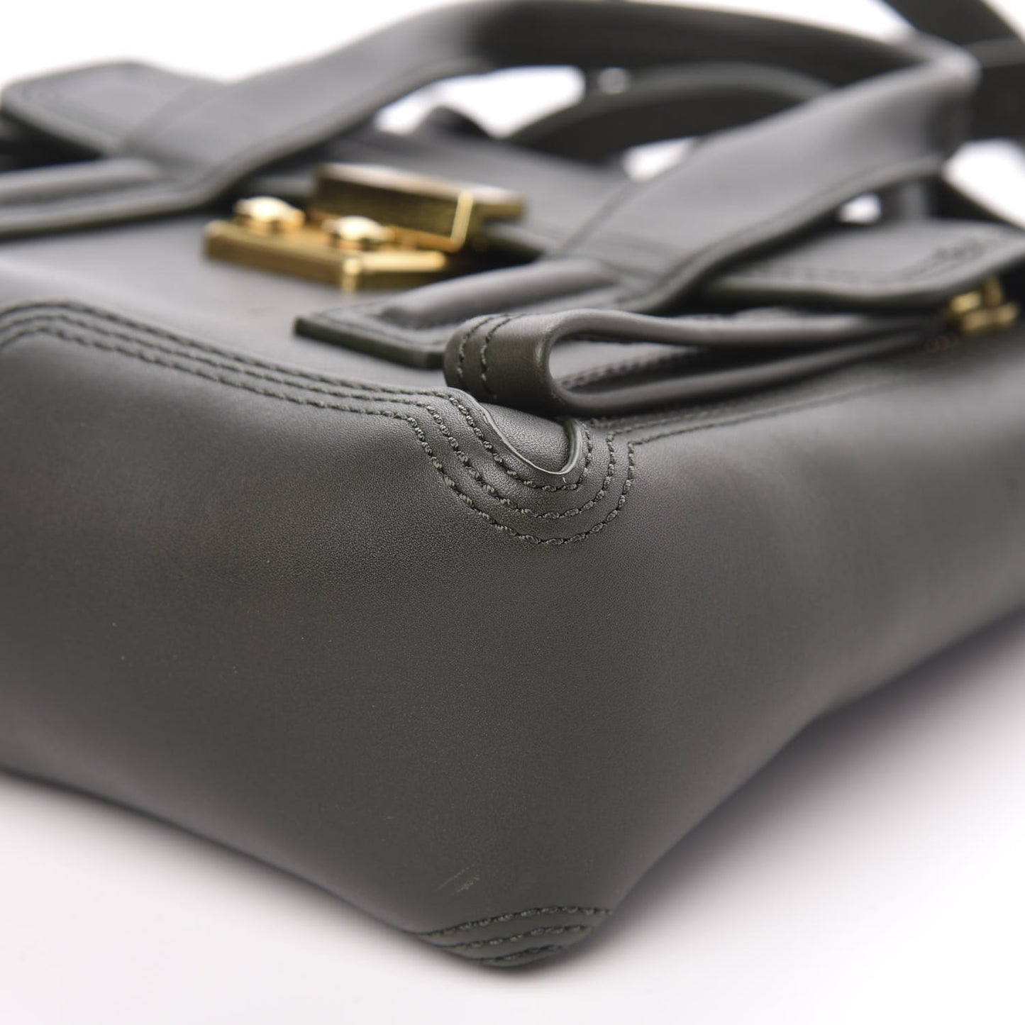 3.1 Calfskin Mini Pashli Satchel Military Green