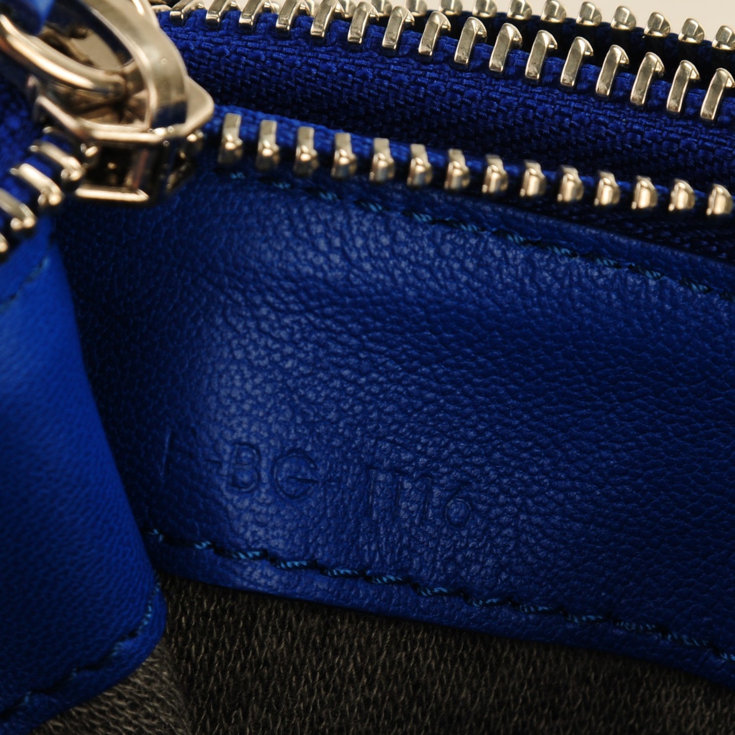 Lambskin Small Trio Crossbody Bag Electric Blue