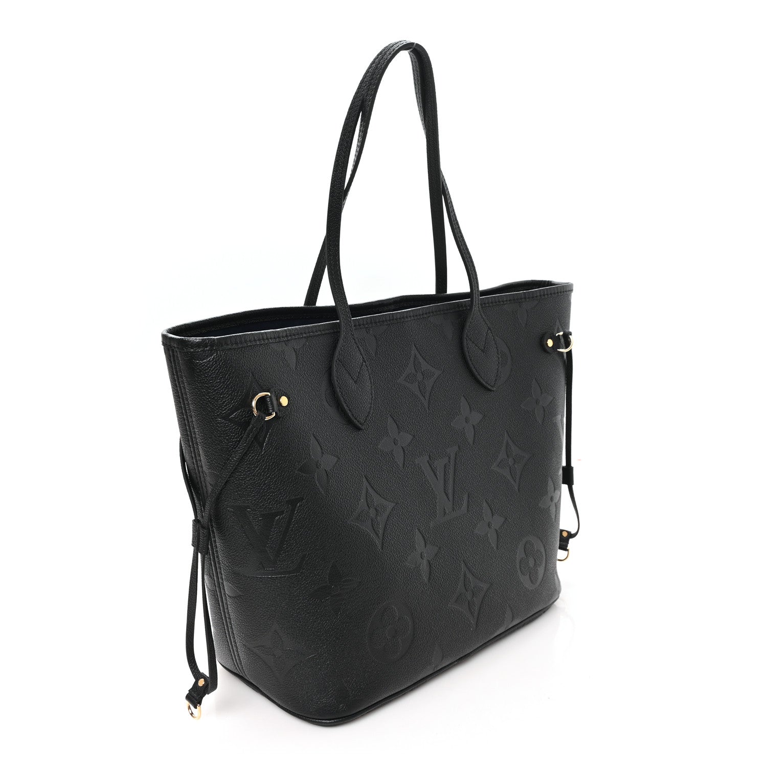 Louis Vuitton Empreinte Monogram Giant Neverfull MM Black 4 of 10