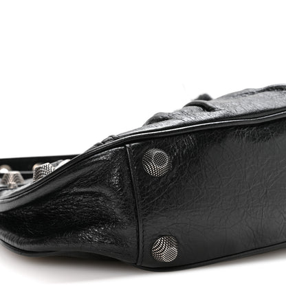 Balenciaga Agneau Arena Small Le Cagole Shoulder Bag Black 10 of 11