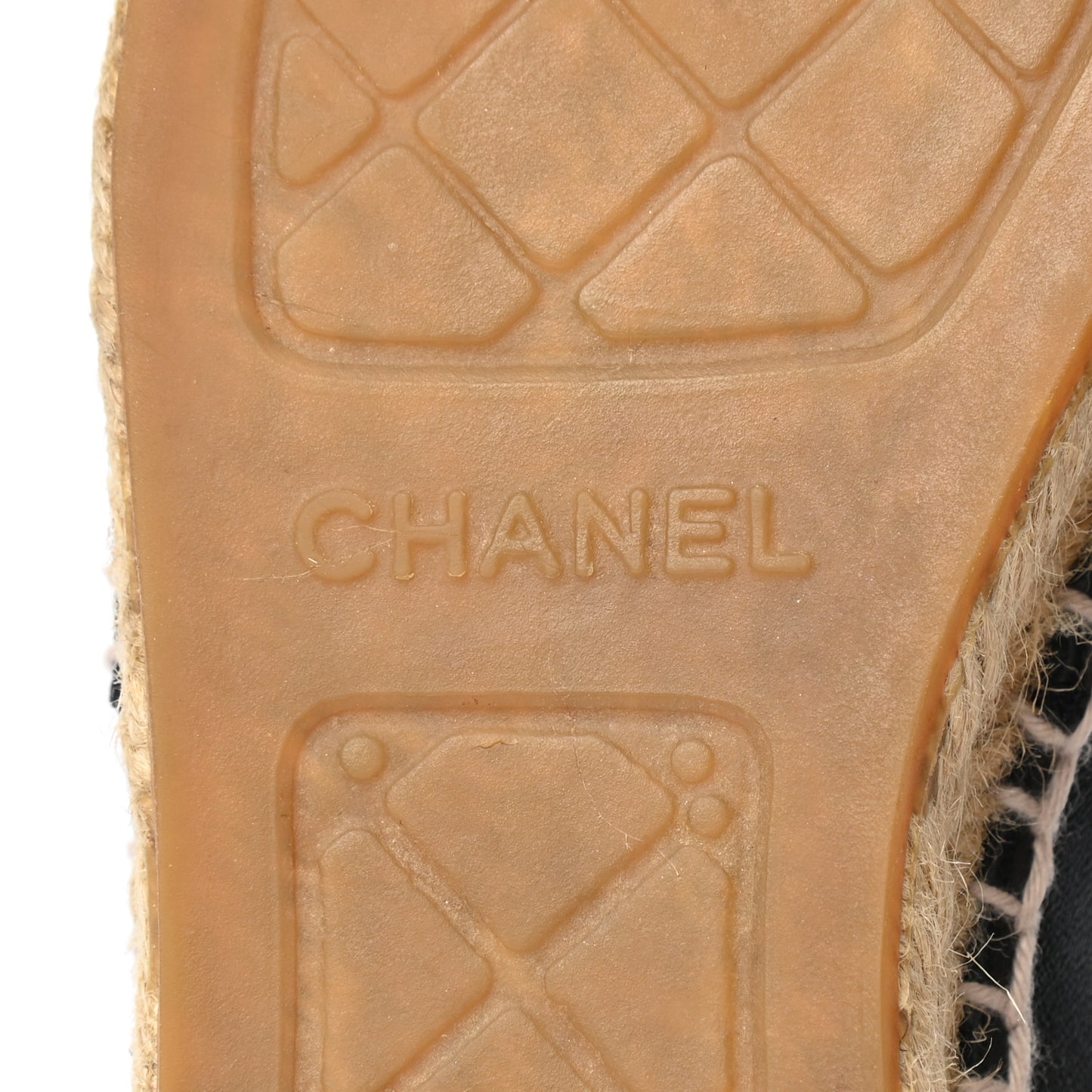 Lambskin CC Espadrilles 37 Black