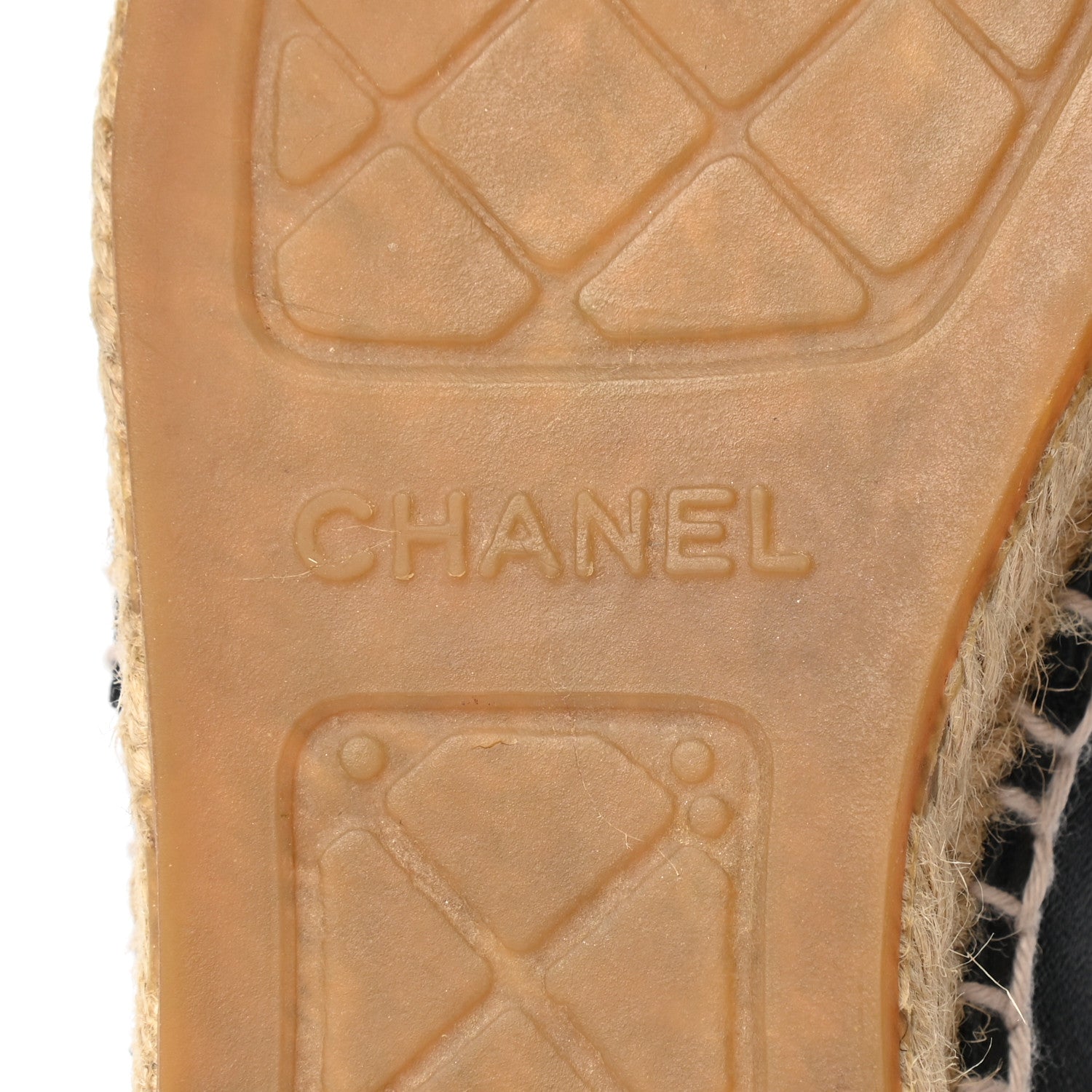 Chanel Lambskin CC Espadrilles 37 Black 7 of 11