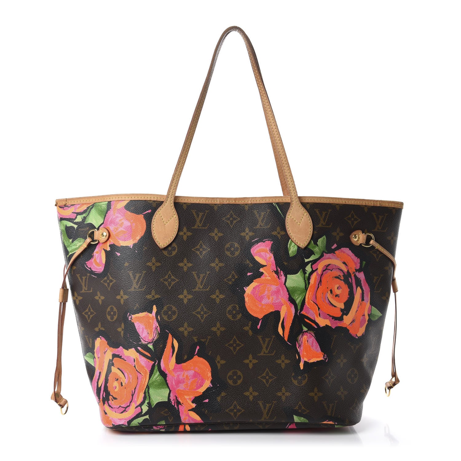 Louis Vuitton Monogram Roses Neverfull MM 1 of 17