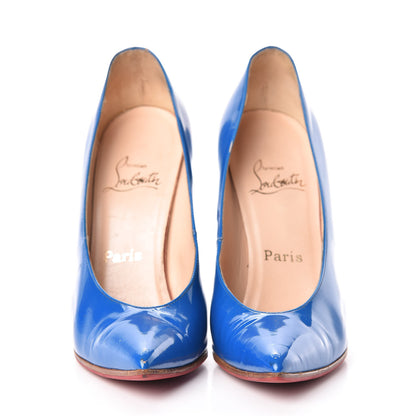 Christian Louboutin Patent Lola Pumps 37 Blue 2 of 24