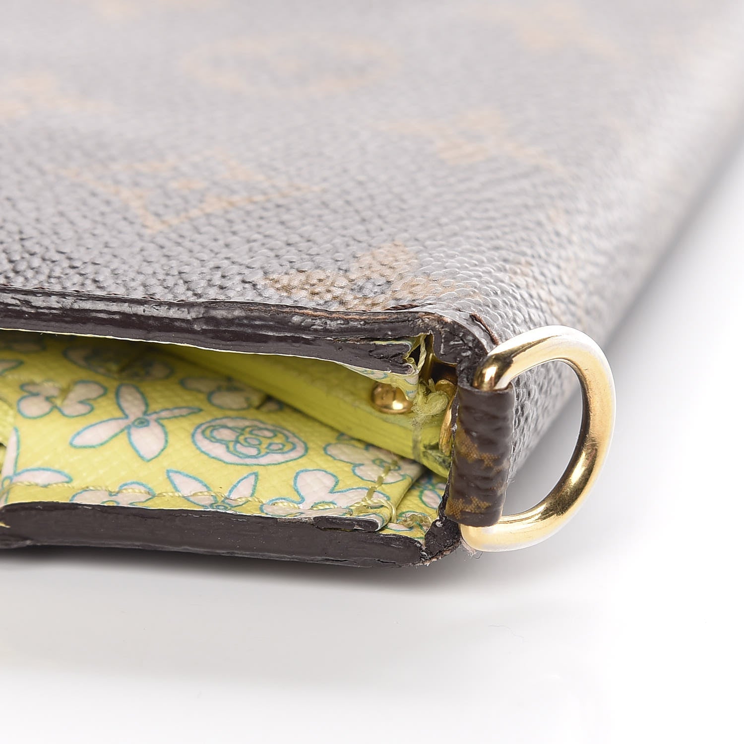 Louis Vuitton Monogram Fleuri Insolite Wallet Yellow 7 of 8