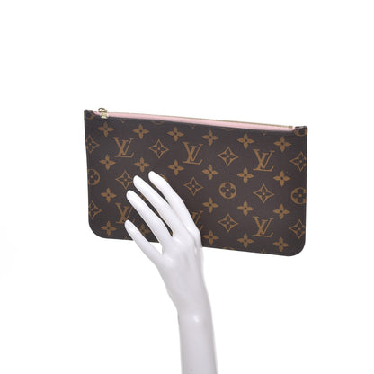 Louis Vuitton Monogram Neverfull MM GM Pochette Rose Ballerine 2 of 8