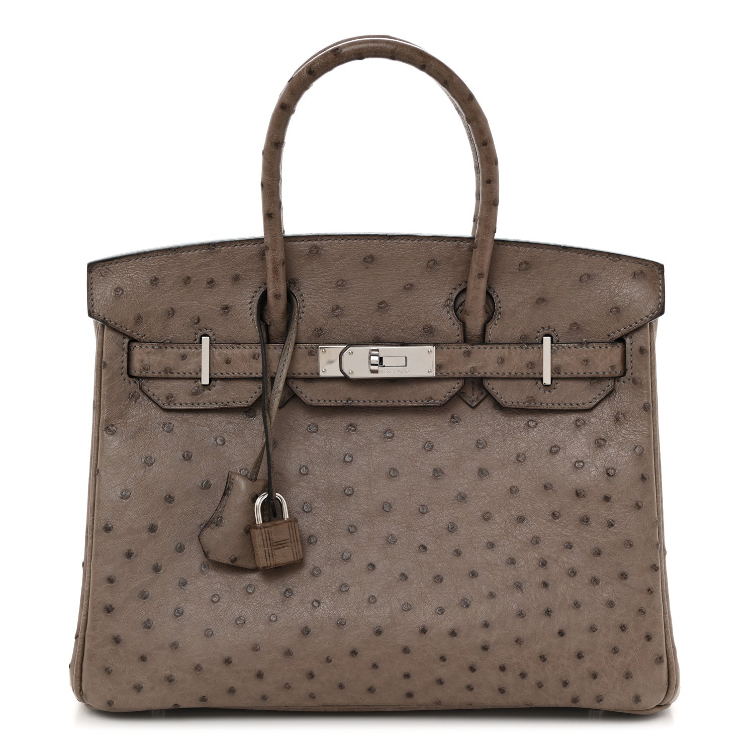 Hermes Ostrich Birkin 30 Gris Tourterelle 1 of 12
