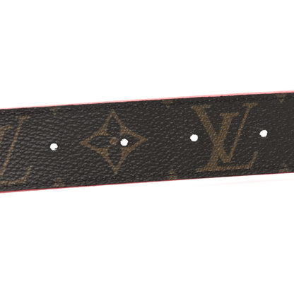 Louis Vuitton Monogram 30mm LV Initiales Reversible Belt 90 36 Coquelicot 4 of 5