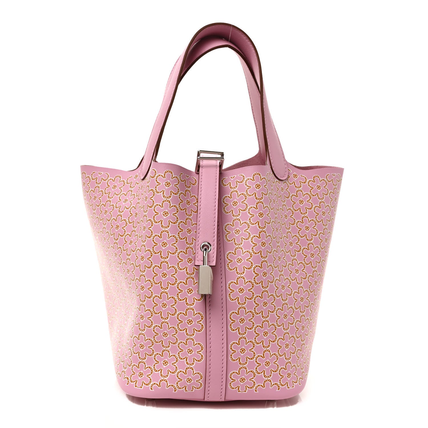 Hermes Swift Lucky Daisy Picotin Lock 18 PM Chai Mauve Sylvestre 1 of 9