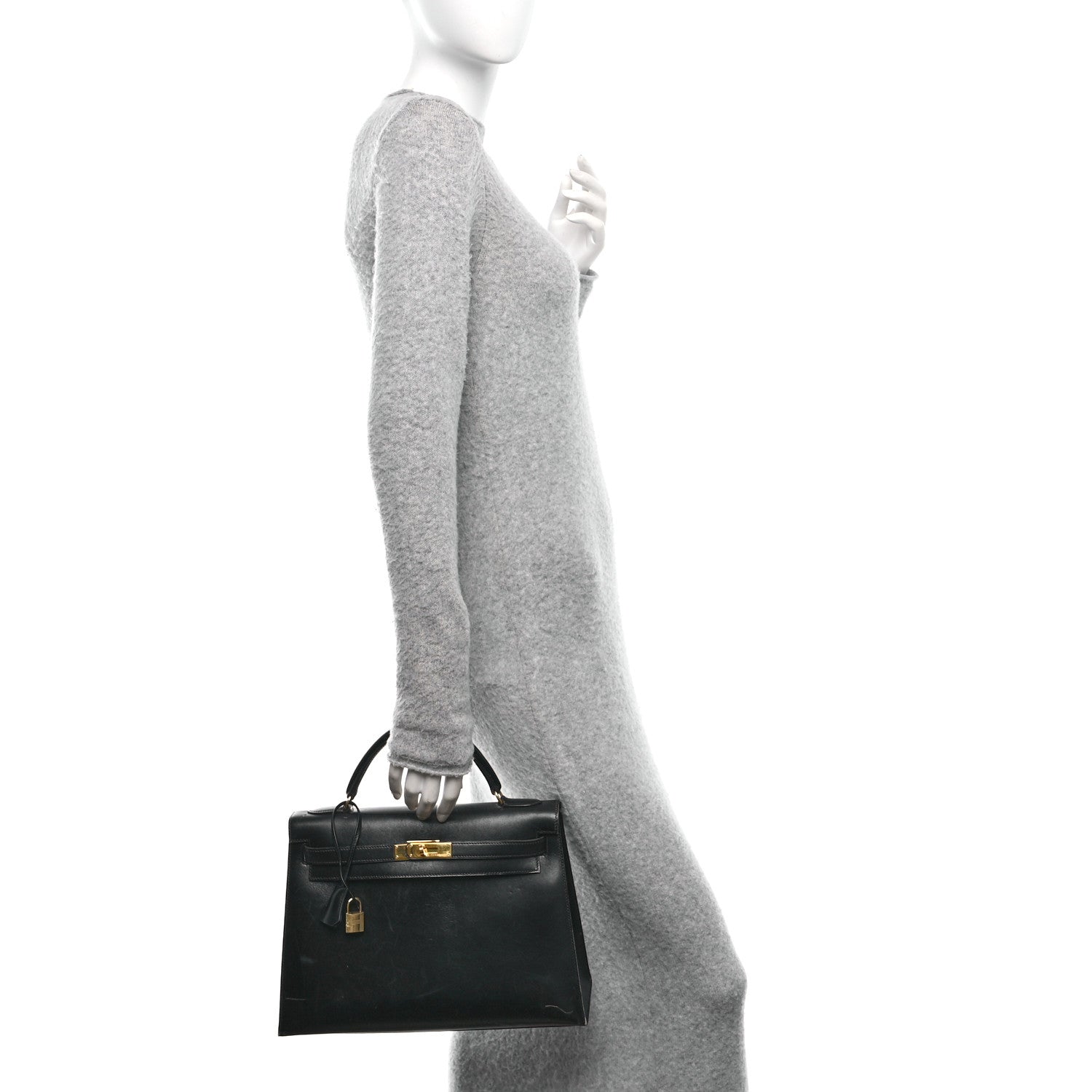 Hermes Box Kelly Sellier 32 Black 2 of 14