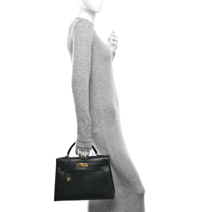 Hermes Box Kelly Sellier 32 Black 2 of 14