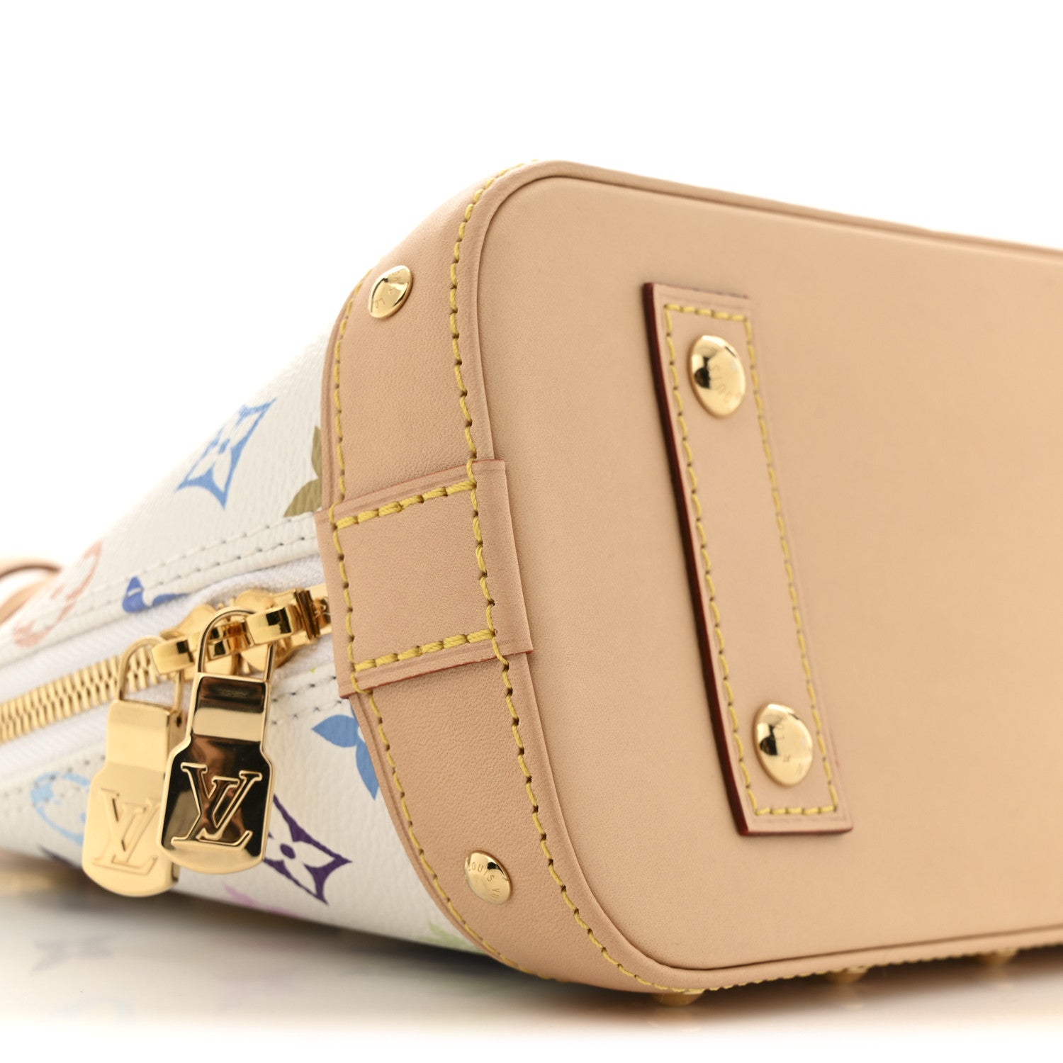 Louis Vuitton LV x TM Monogram Multicolor Alma BB White 1737454