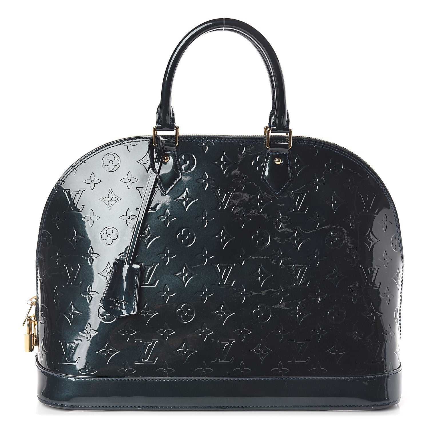 Louis Vuitton Vernis Alma GM Blue Infini 1 of 8
