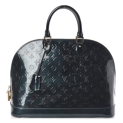 Louis Vuitton Vernis Alma GM Blue Infini 1 of 8
