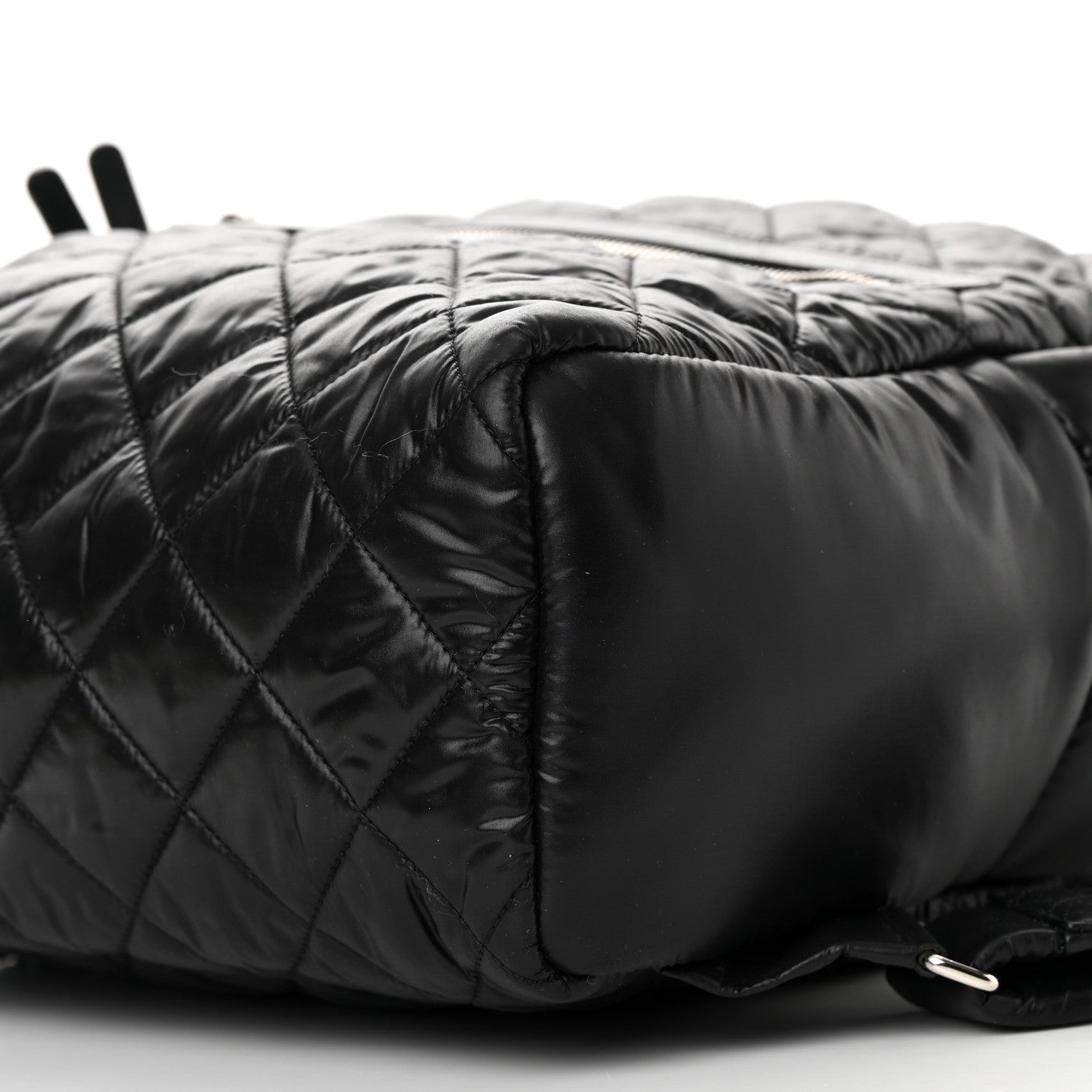 Chanel Nylon Quilted Coco Cocoon Backpack Black 9 of 11