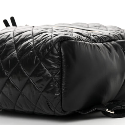 Chanel Nylon Quilted Coco Cocoon Backpack Black 9 of 11
