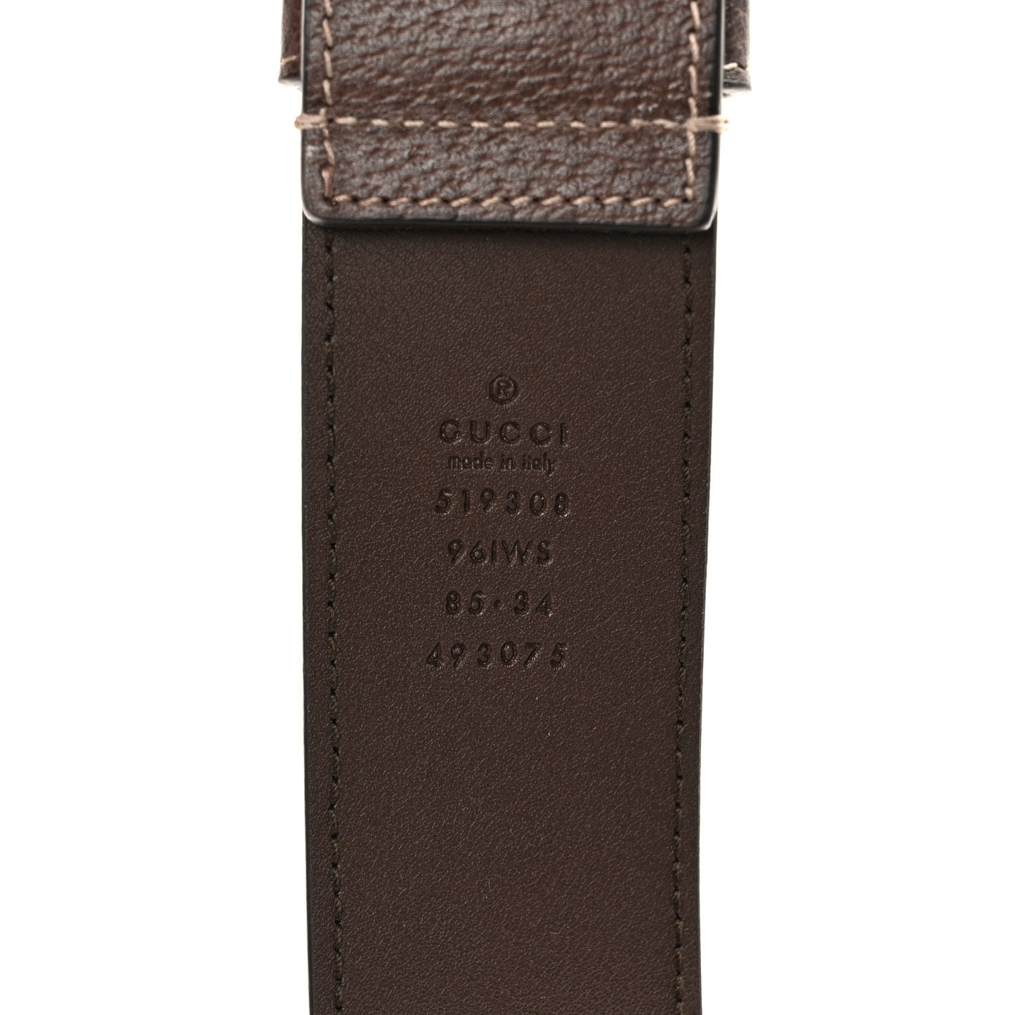 GG Supreme Monogram Ophidia Belted iPhone Case 85 34 Dark Brown