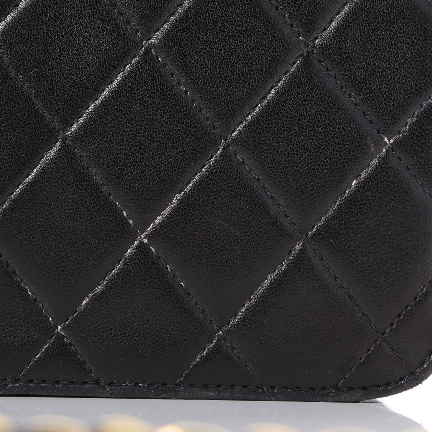 Chanel Lambskin Quilted Medium Single Flap Black 14 of 14