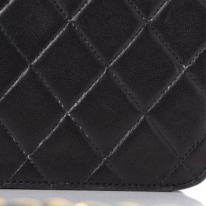 Chanel Lambskin Quilted Medium Single Flap Black 14 of 14