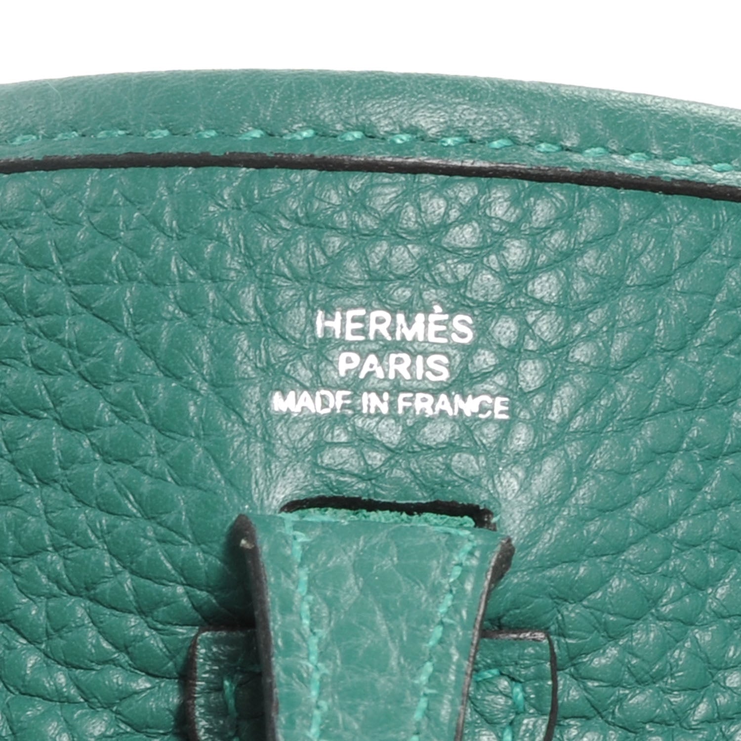 Hermes Taurillon Clemence Evelyne III TPM Malachite 7 of 9