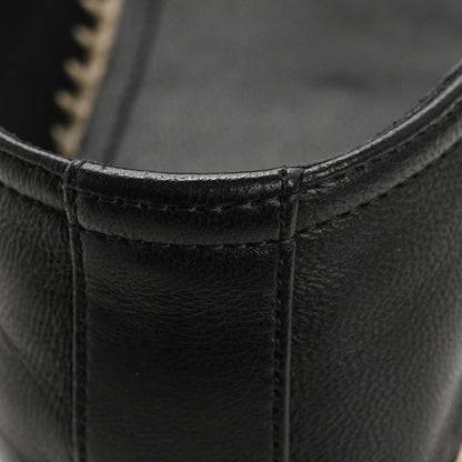 Saint Laurent Lambskin Monogram Espadrilles 37 Black 11 of 13