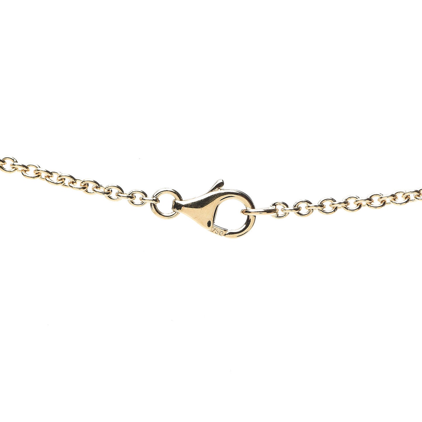 18K Yellow Gold Interlocking LOVE Necklace