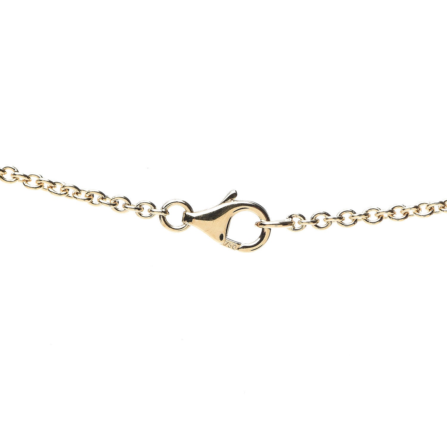 Cartier 18K Yellow Gold Interlocking LOVE Necklace 3 of 5