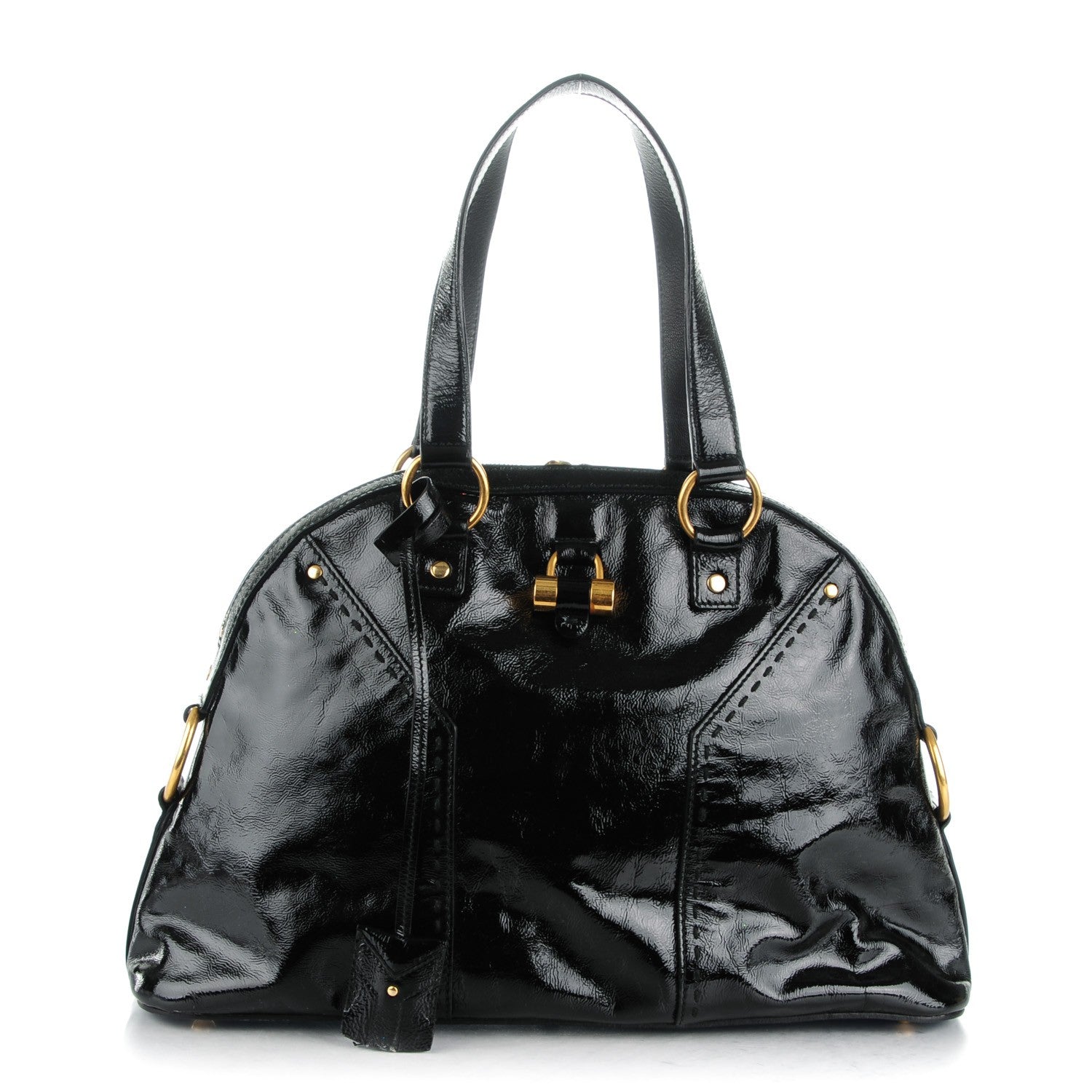 Saint Laurent Patent Large Muse Black 1 of 7