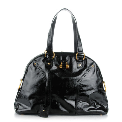 Saint Laurent Patent Large Muse Black 1 of 7